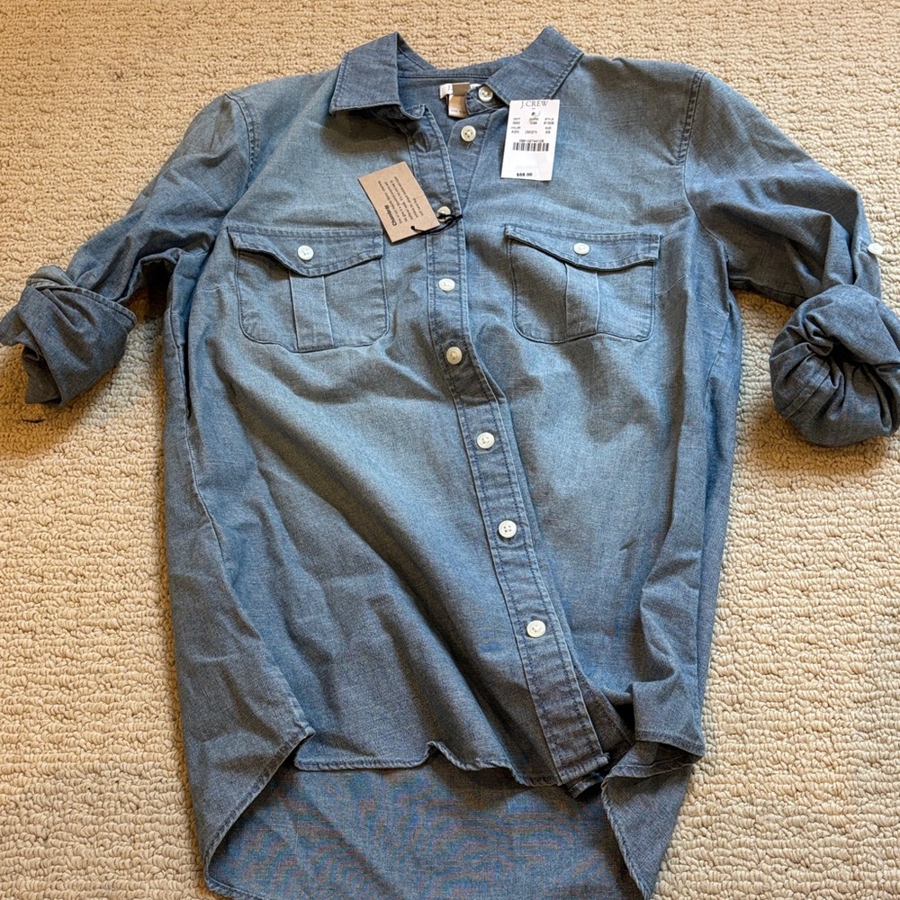 Men's Blue Denim Shirt